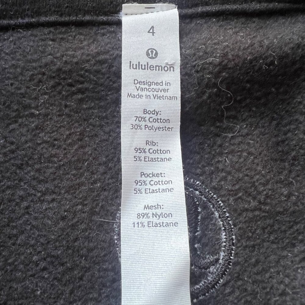 Lululemon size 4 Athleisure Sport Black Funnel Neck Full Zip Radiant Jacket II - Picture 3 of 16
